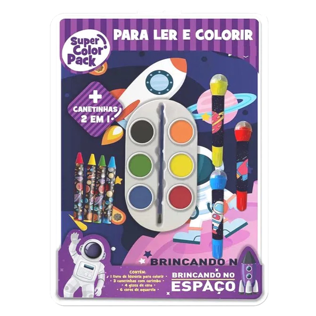 Box Aventuras Narizinho Jogo Didático Recortar Montar Pintar Kit