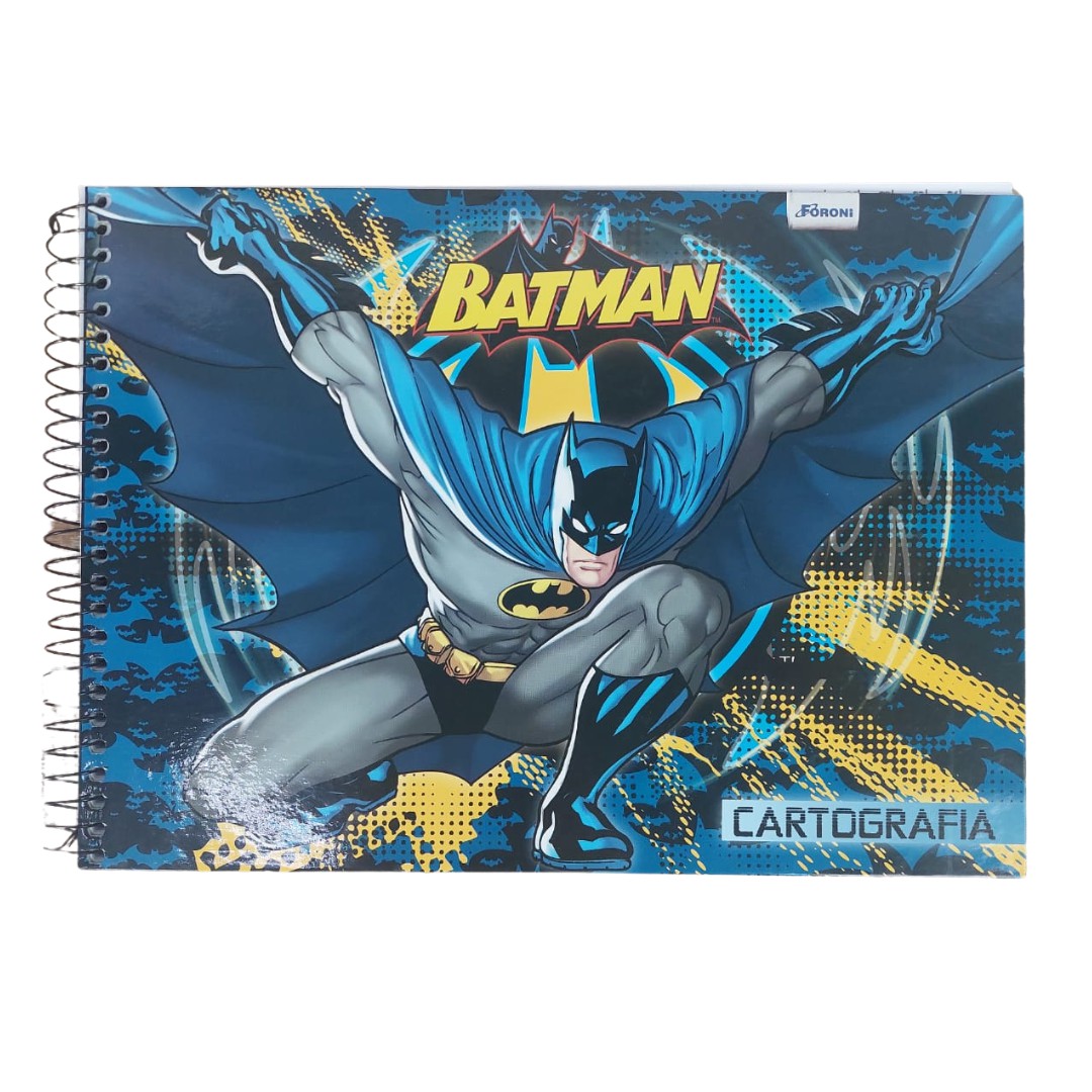Caderno de Cartografia do Batman 96 Folhas - Papel Picado - Papelaria,  presentes, Scrapbook, decoração e muito mais