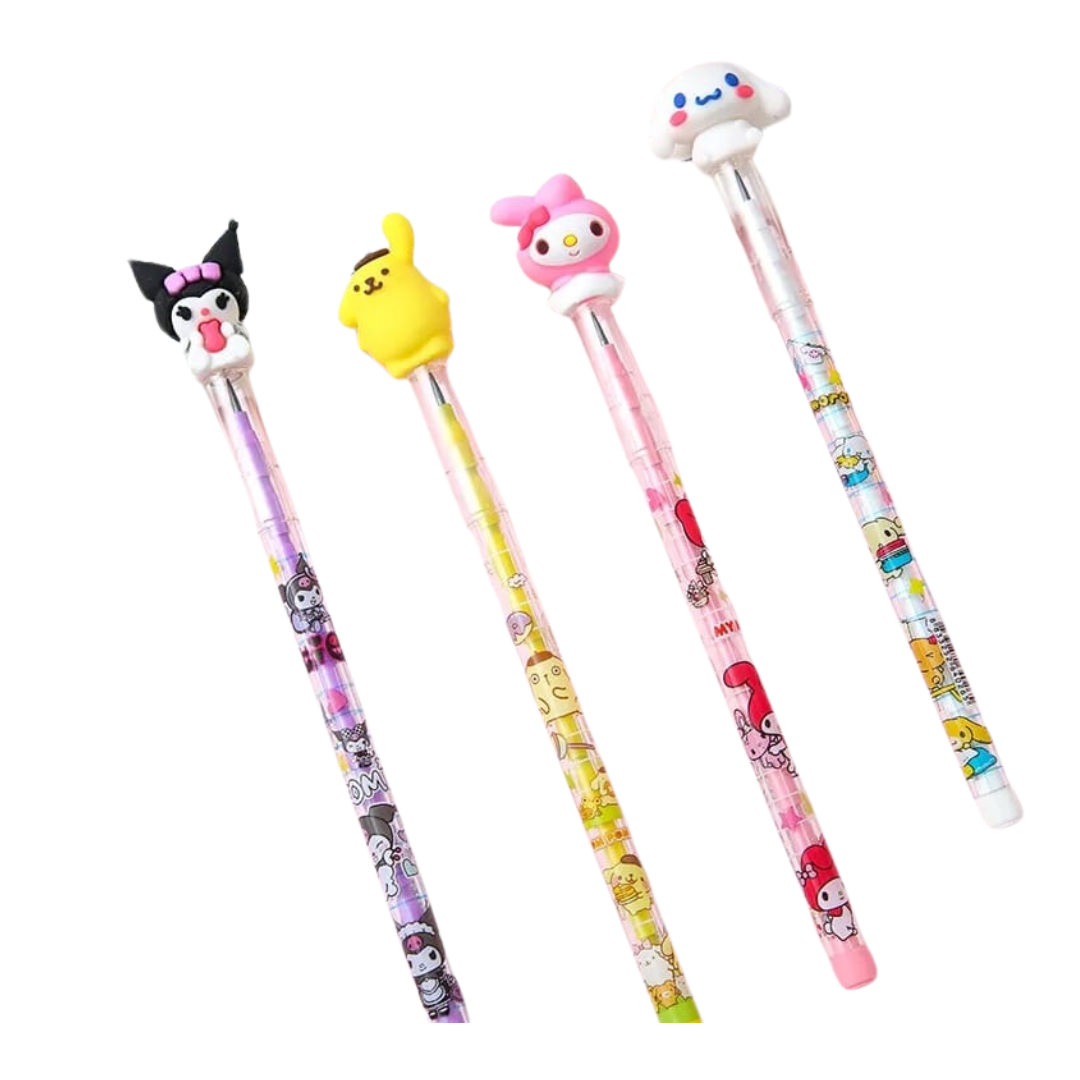 Cartela Adesiva Amigos da Hello Kitty - Kuromi - Papel Picado - Papelaria,  presentes, Scrapbook, decoração e muito mais