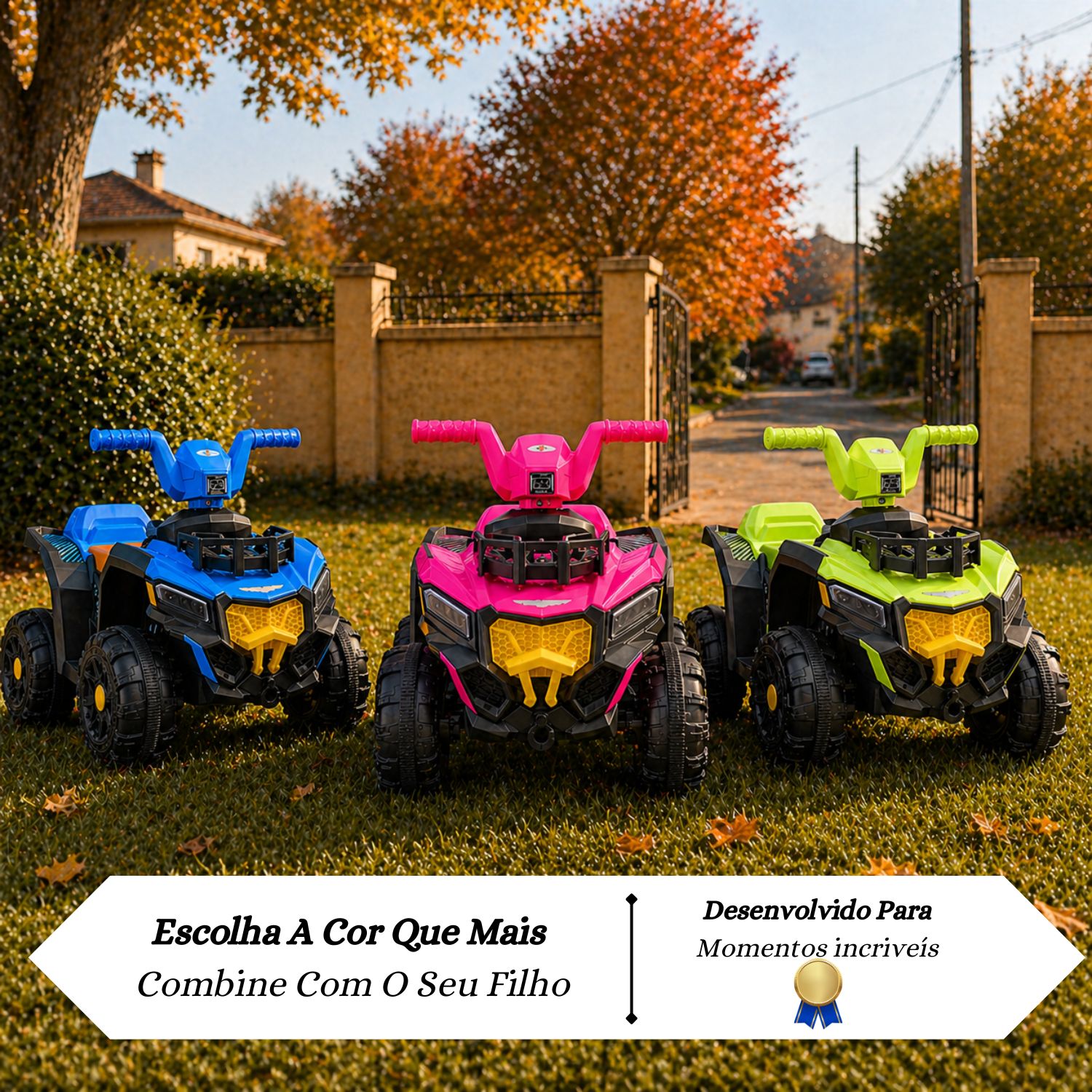 Vale Rosa Adventure Mini Quadriciclo Elétrico Infantil 6v Rosa Adventure Unitoys - Fazendo ...