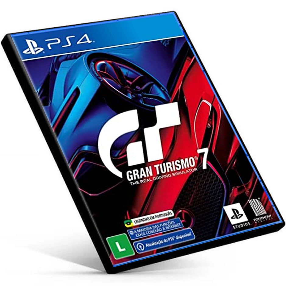 OFERTA: Jogo Gran Turismo 7, Edição Padrão, Mídia Física, PS4 por R$ 105,29