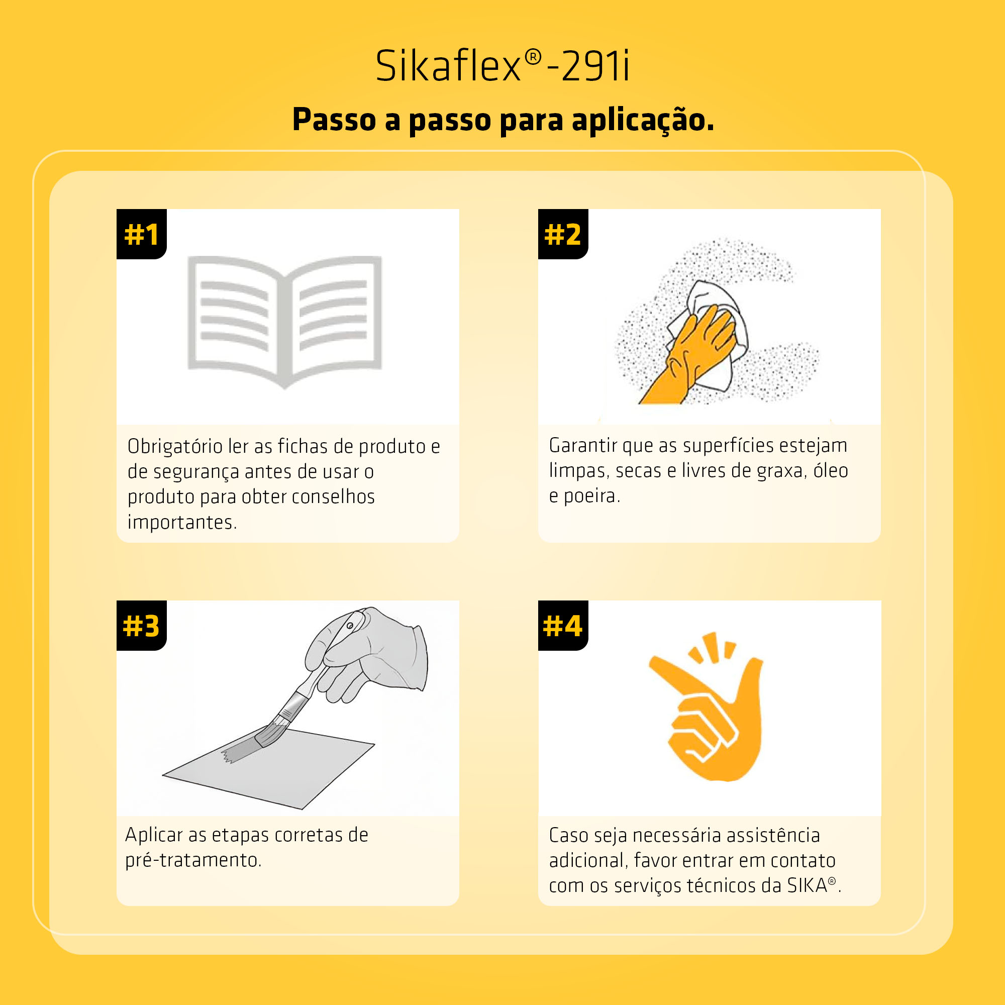 Sikaflex 291 Preto Selante Náutico (Cartucho 300ml) - SIKA