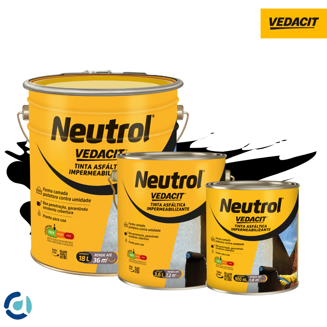 Neutrol 18L Vedacit - Tinta Asfáltica de Alta Aderência - CAC ...