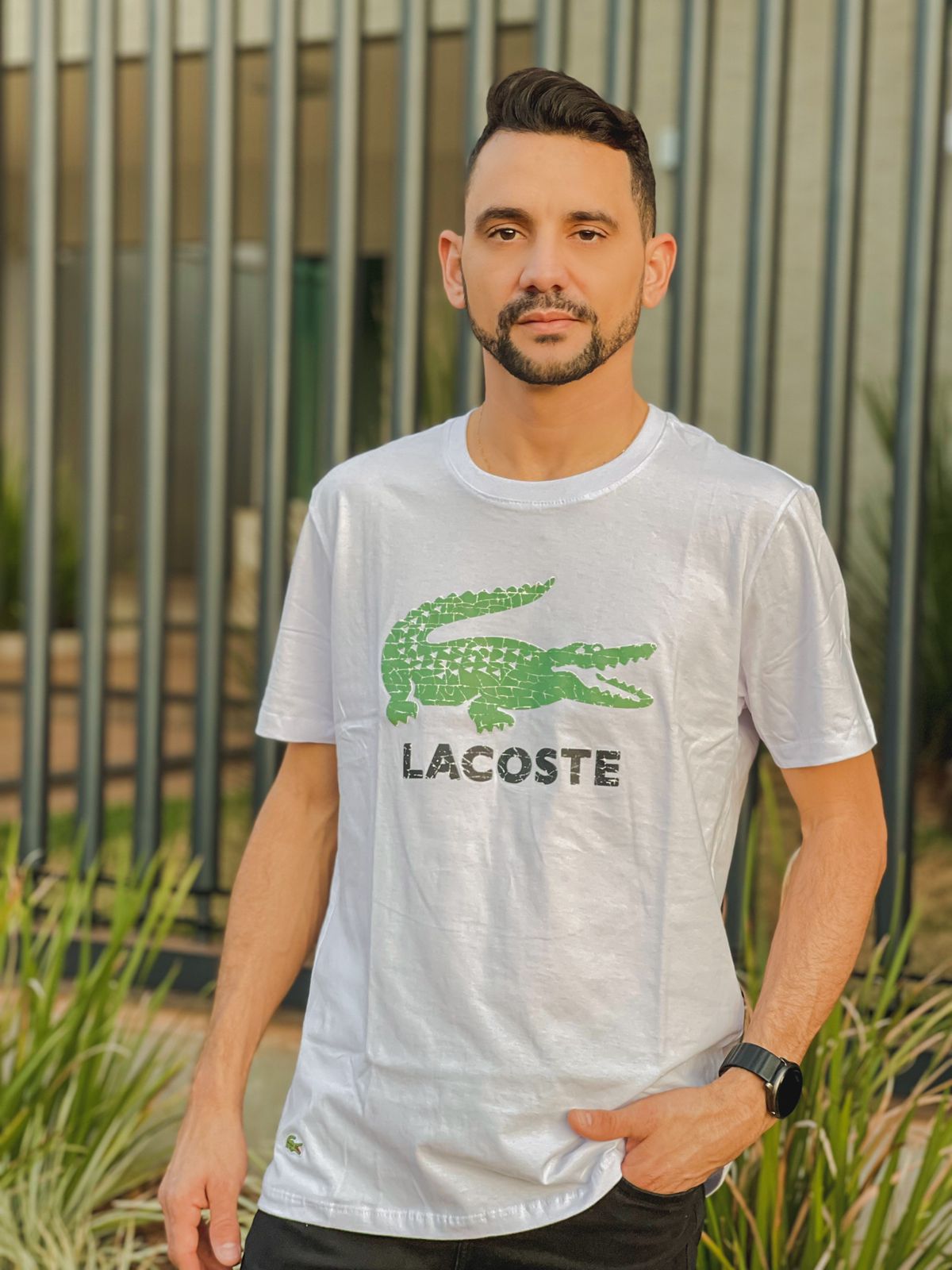 Camiseta Lacoste Crocodilo Emborrachado - HERRERA BRAND