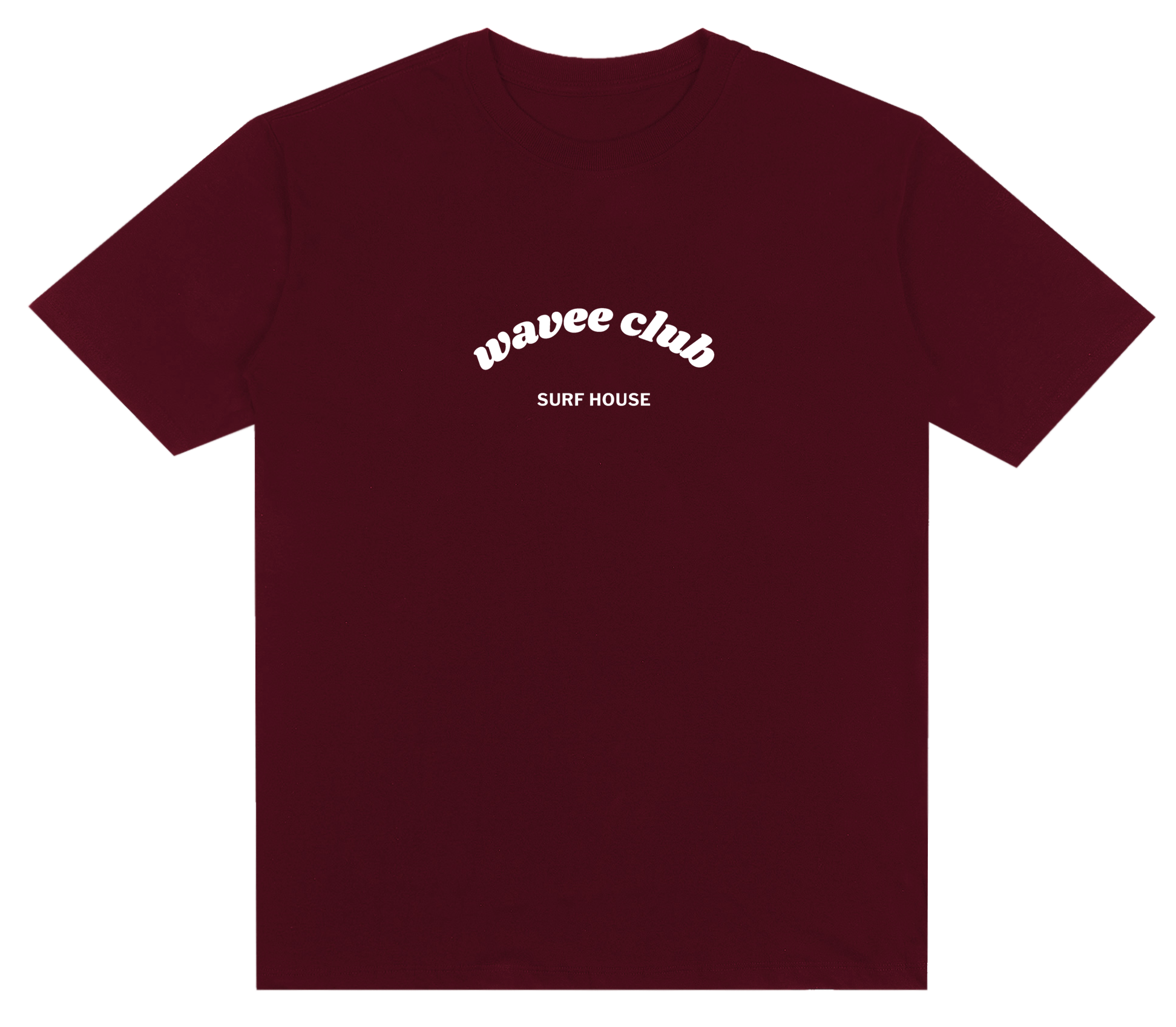 Wavee club T-shirt bordeaux - WAVEE COMPANY Wavee club T-shirt bordeaux - WAVEE COMPANY