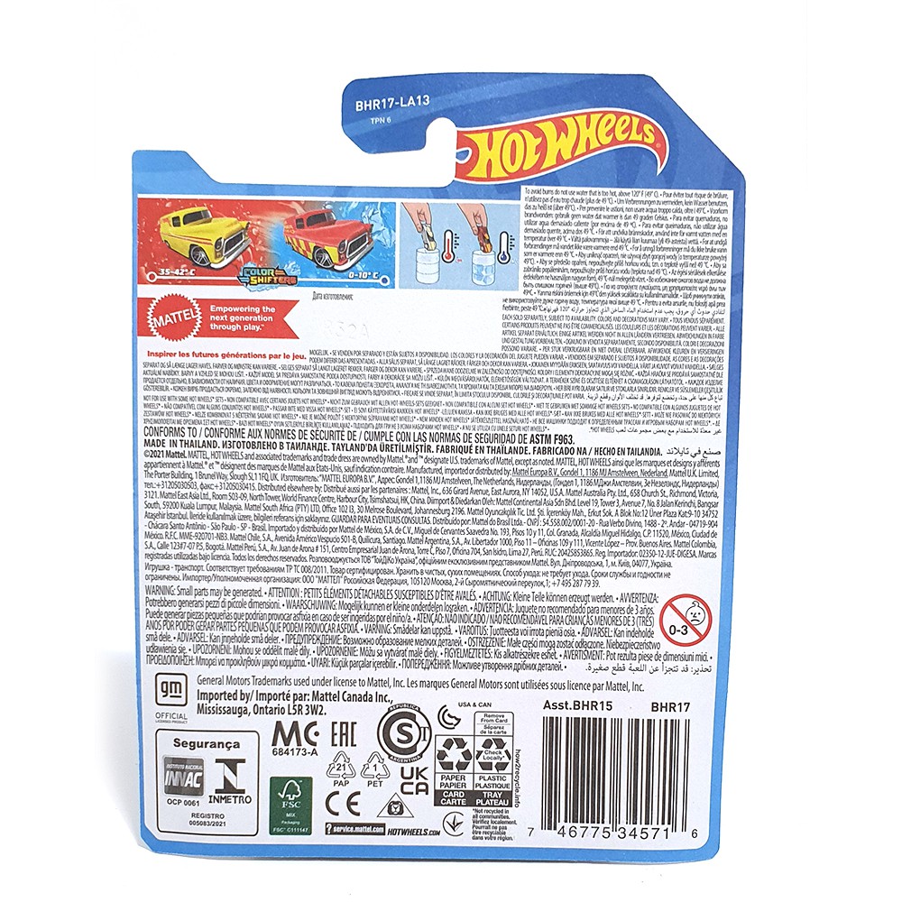 Hot Wheels Color Shifter '55 Chevy Panel Mini Hunts