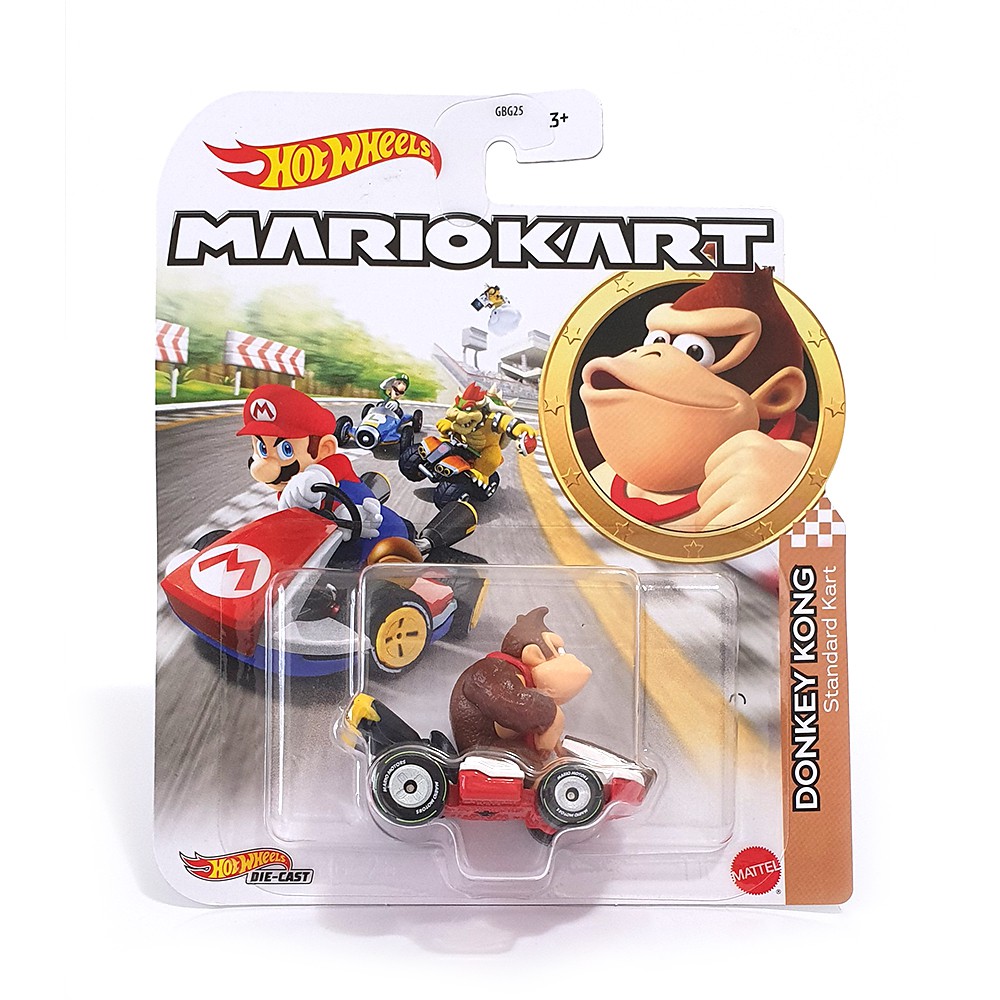 Hot Wheels Donkey Kong Standard Kart Mario Kart Mini Hunts