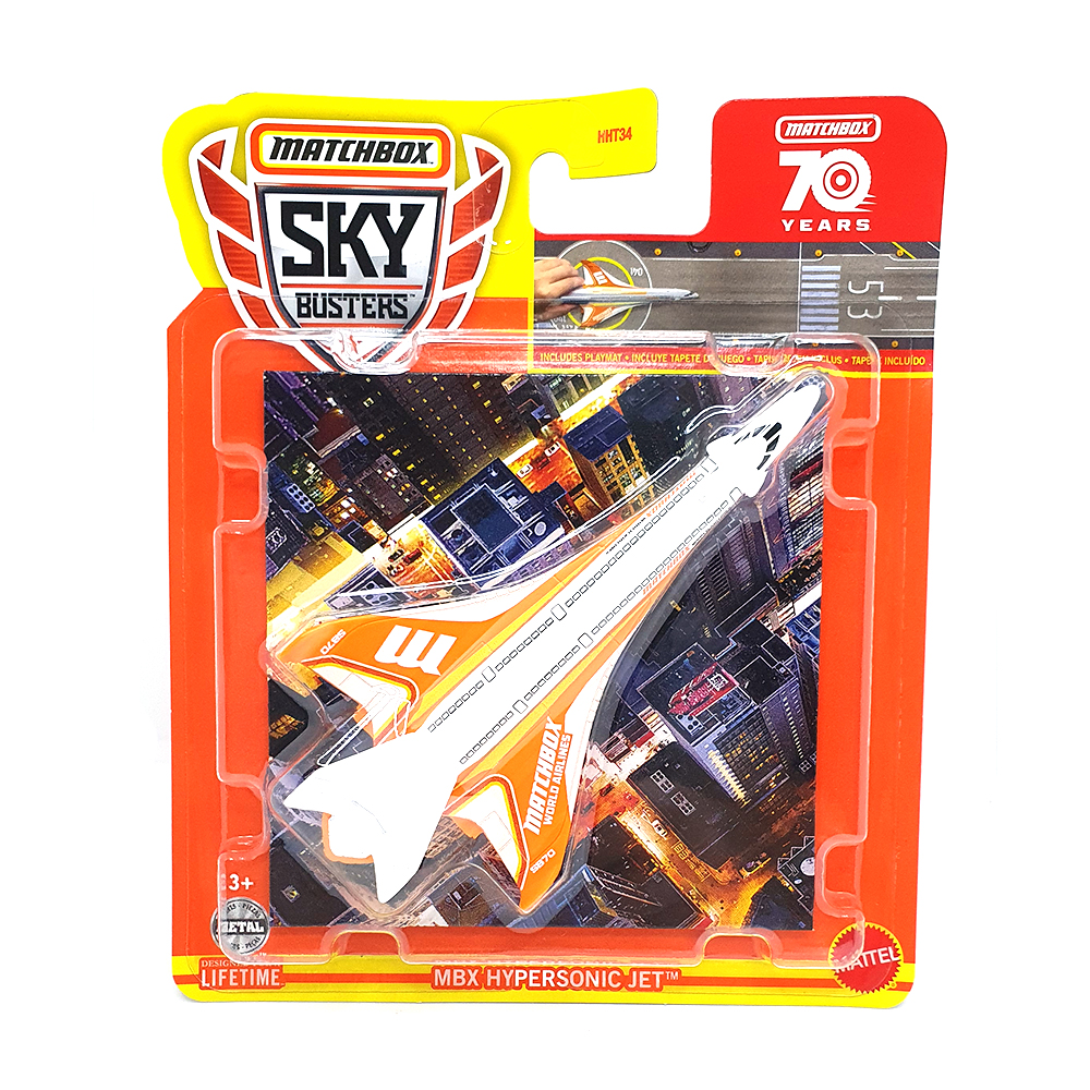 Matchbox Sky Busters Mbx Hypersonic Jet Mini Hunts