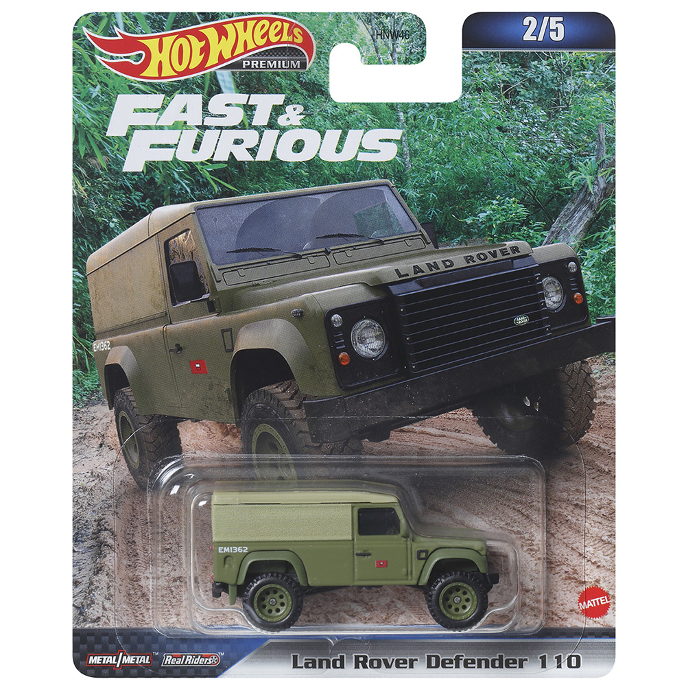 Hot Wheels Land Rover Defender 110 Fast Furious Mini Hunts
