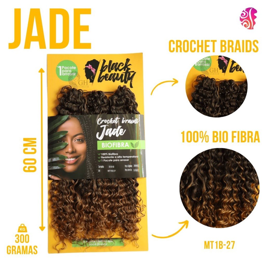 Cabelo Black Beauty Biofibra Jade - Tudo para o seu cabelo