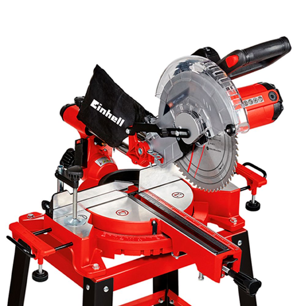 Serra Esquadria Telescópica com Bancada 254mm 1900W Einhell TC-SM 2531/ ...