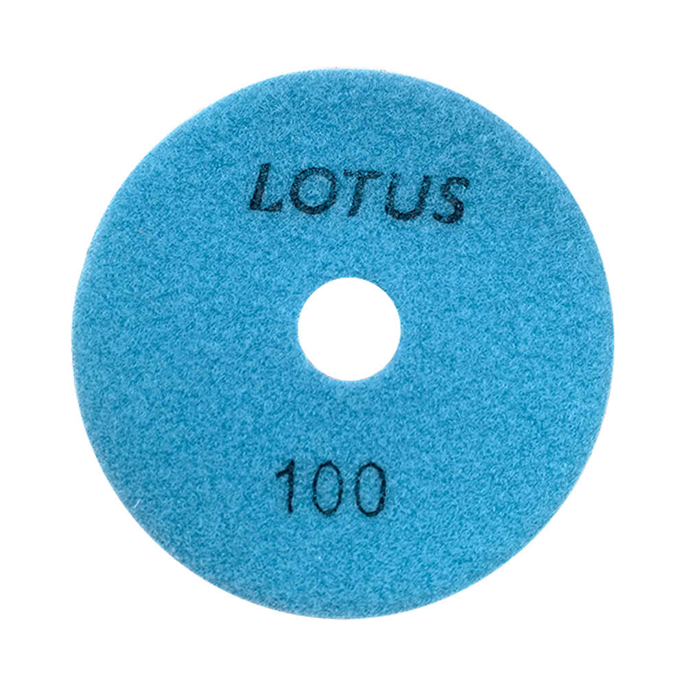 Lixa Diamantada Porcelanato Brilho D'água Grão 100 x 100mm Lotus 2318 ...