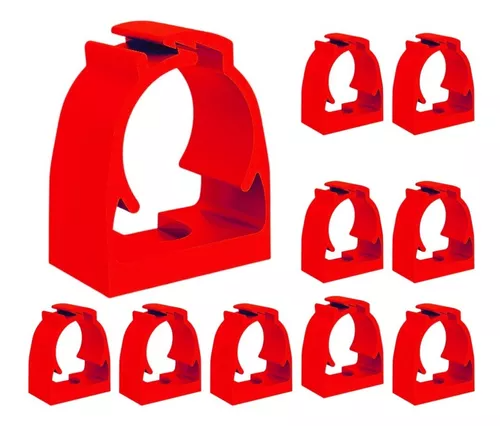 Fixação segura de eletrodutos em parede