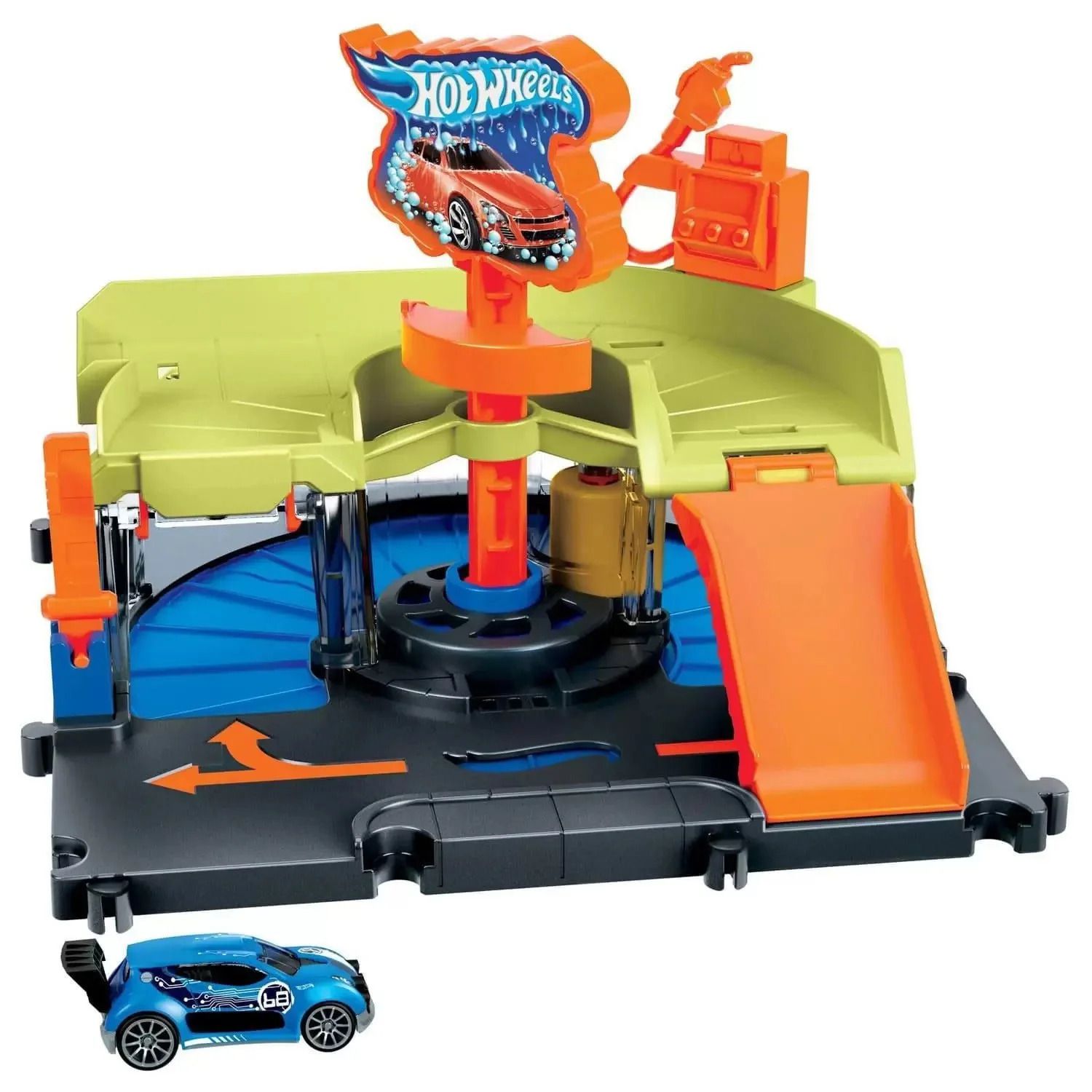 Pista Hot Wheels City Estacionamento no Centro da Cidade Mattel - Arco-Íris  Toys