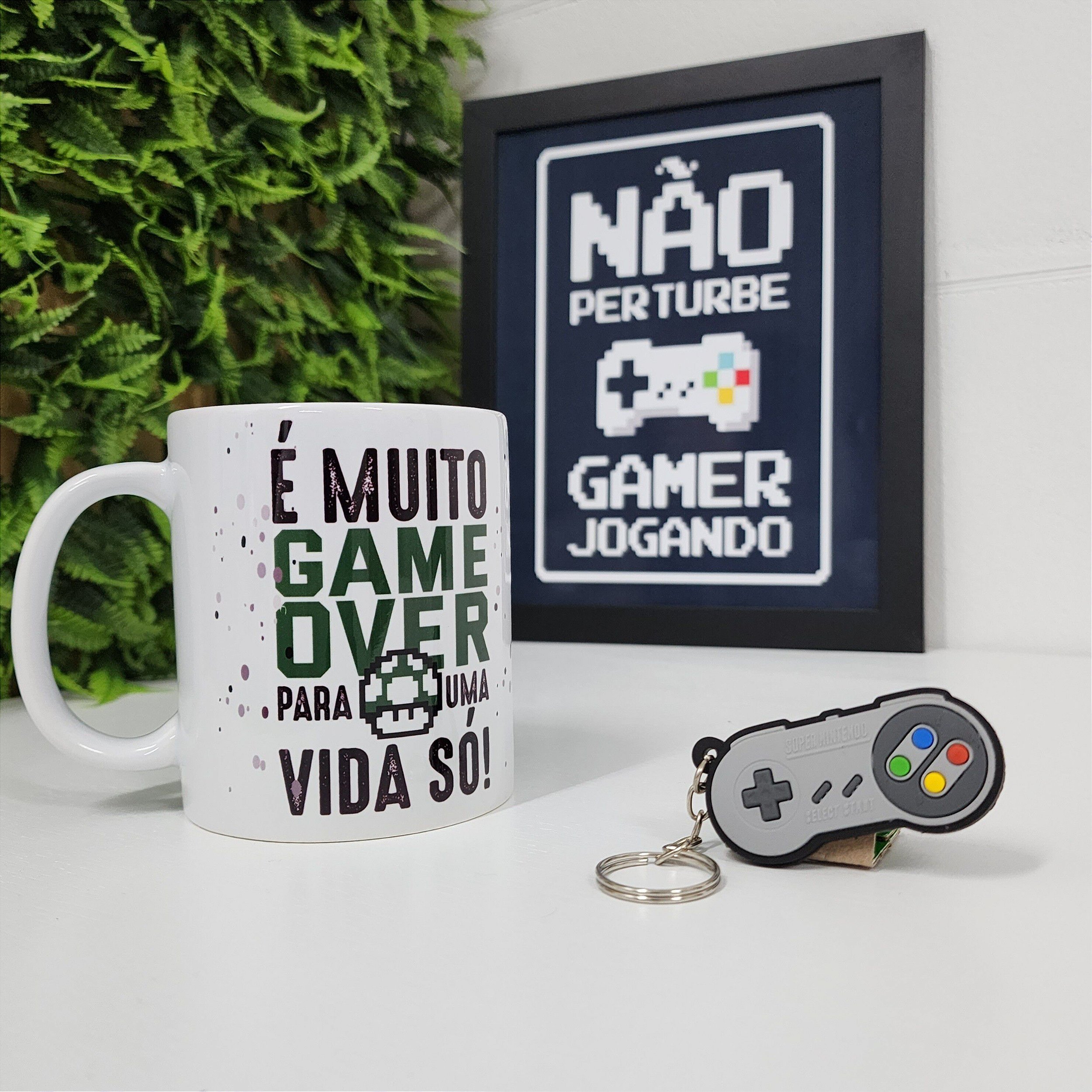 Caneca Gamer Atenção Jogo Online Não Tem Pause 325ml