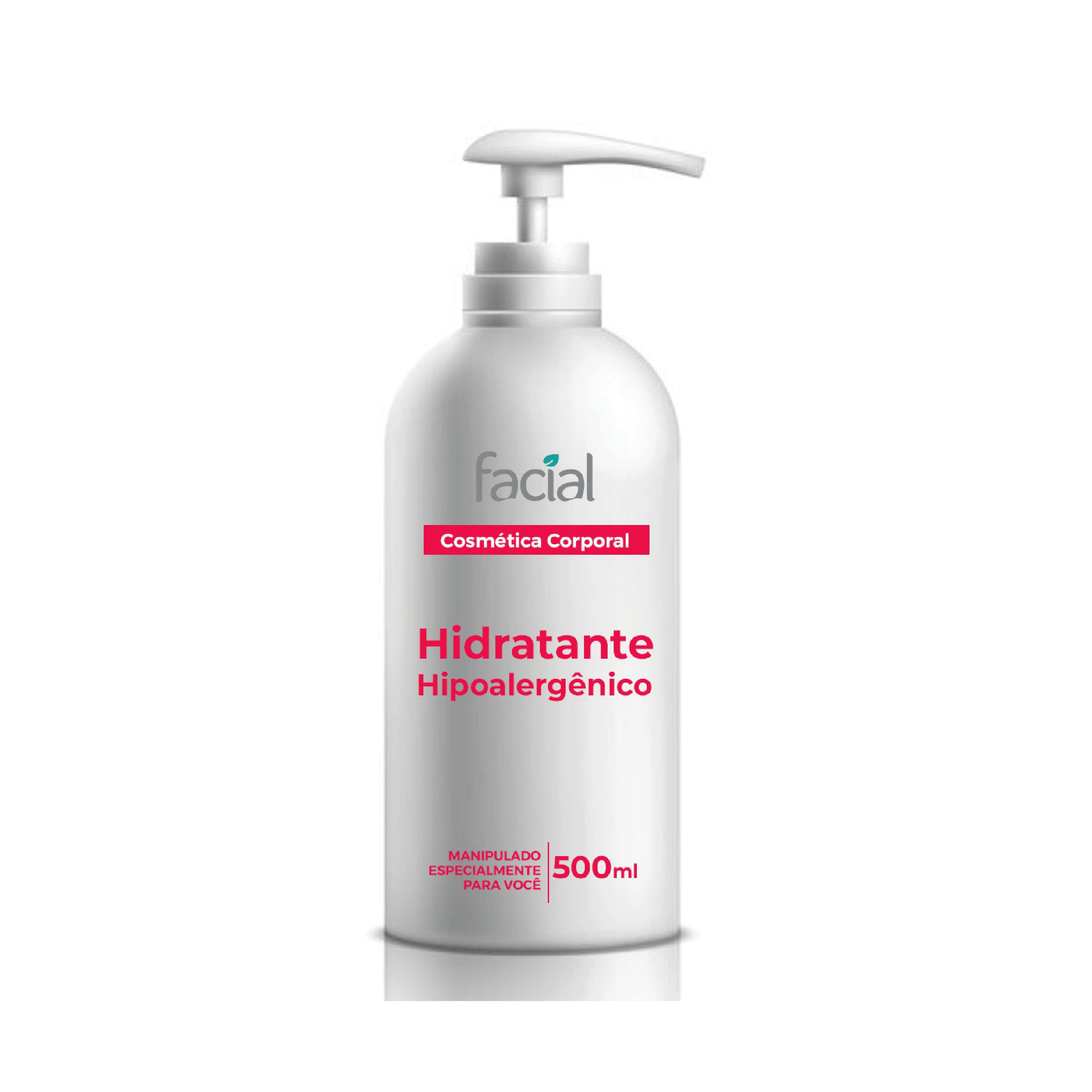 Creme Hidratante Hipoalergênico 500ml - Facial Farmácia