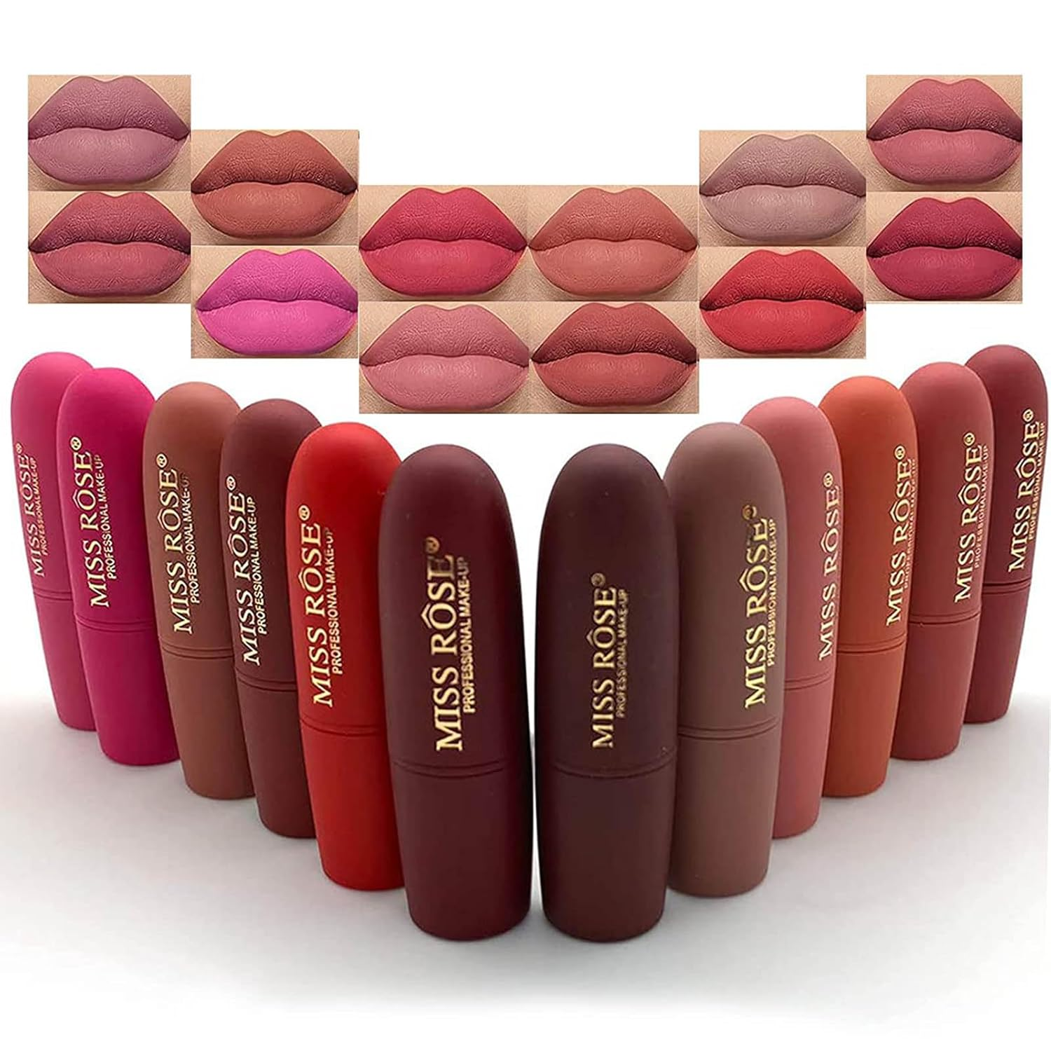 Batom Lipstick-Miss Rôse - Make Lovely