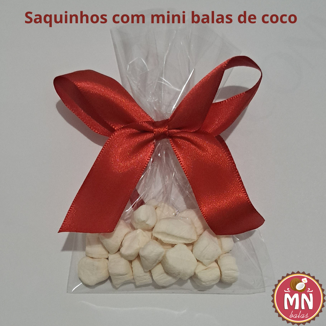 10 saquinhos com bis Natal - Aninha Balinhas