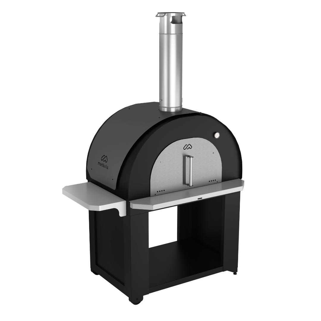 Forno De Pizza A Lenha Garden Empire M910EX Grande Grafite Metávila