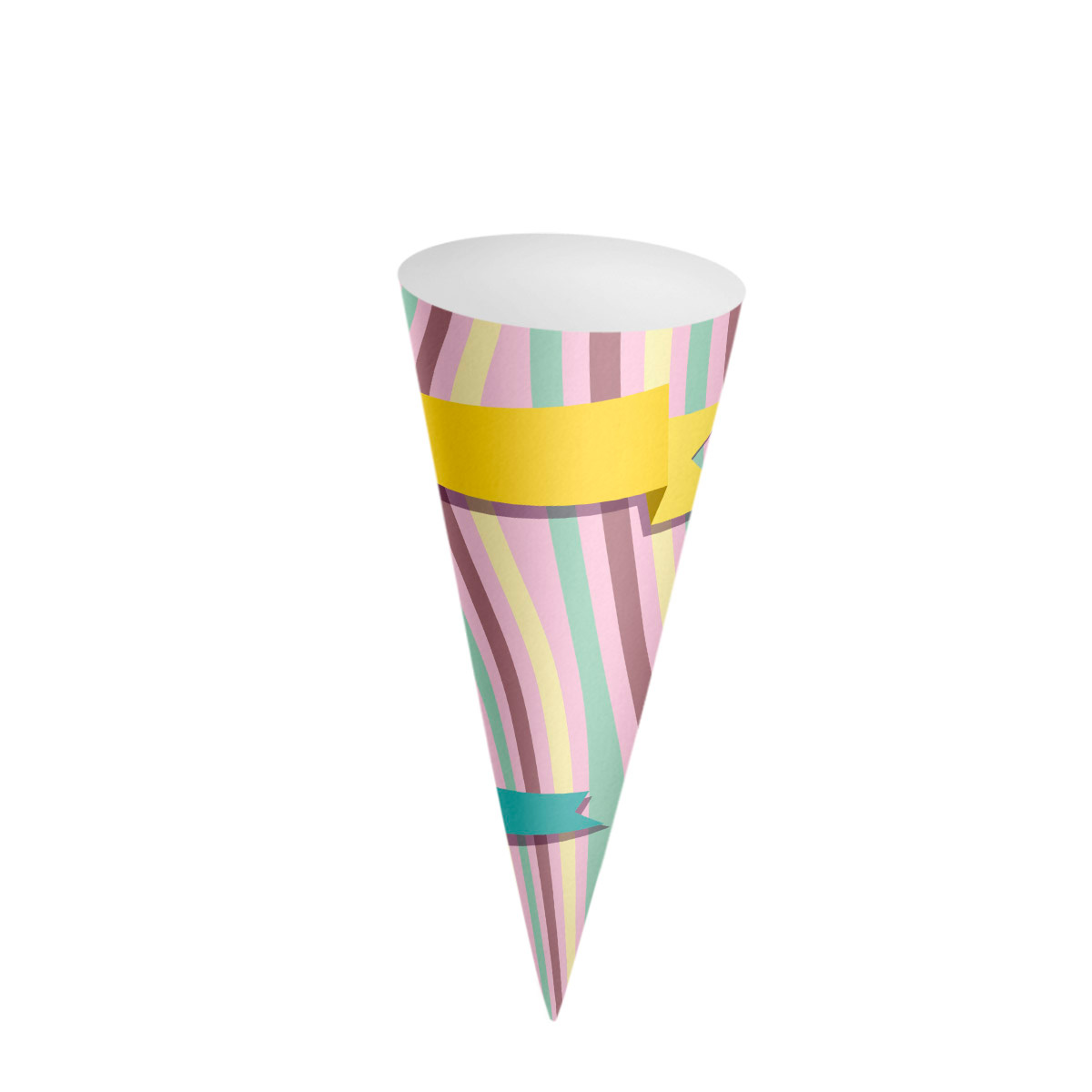 Cone de papel para sorvete expresso - Trama - Embalagens e Etiquetas