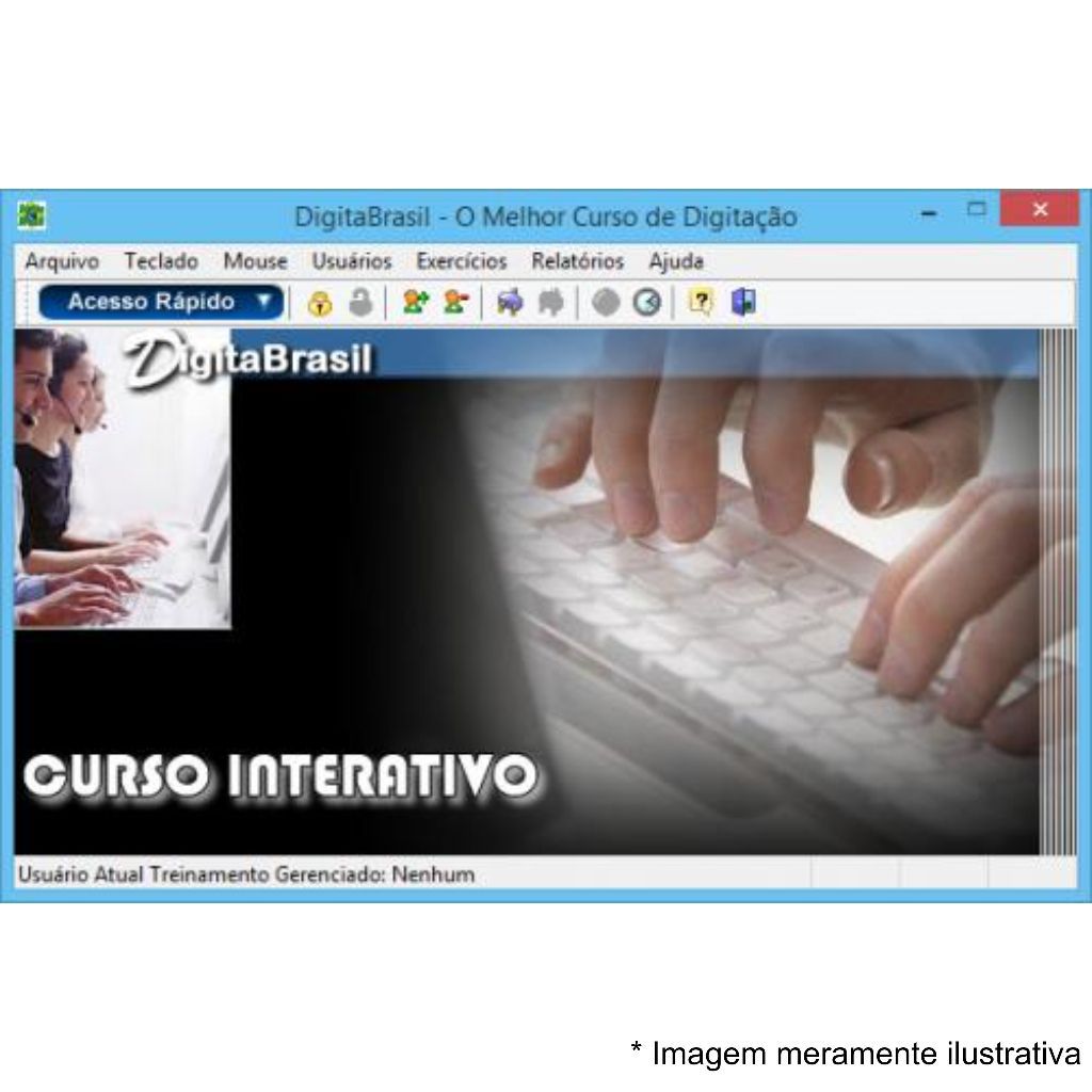 Curso de Digitação, Software