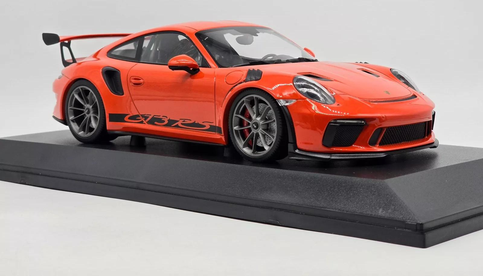 Miniatura Carro Porsche 911 Gt3 RS-limitado 1/18 Laranja