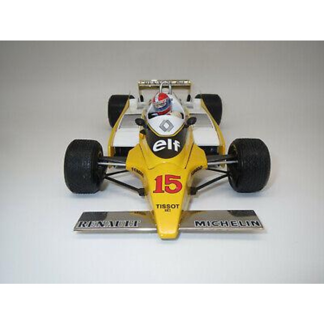 Miniatura Formula 1 Renault RE-20 turbo 1980 - 1/18 - AutoMOTIVO Store