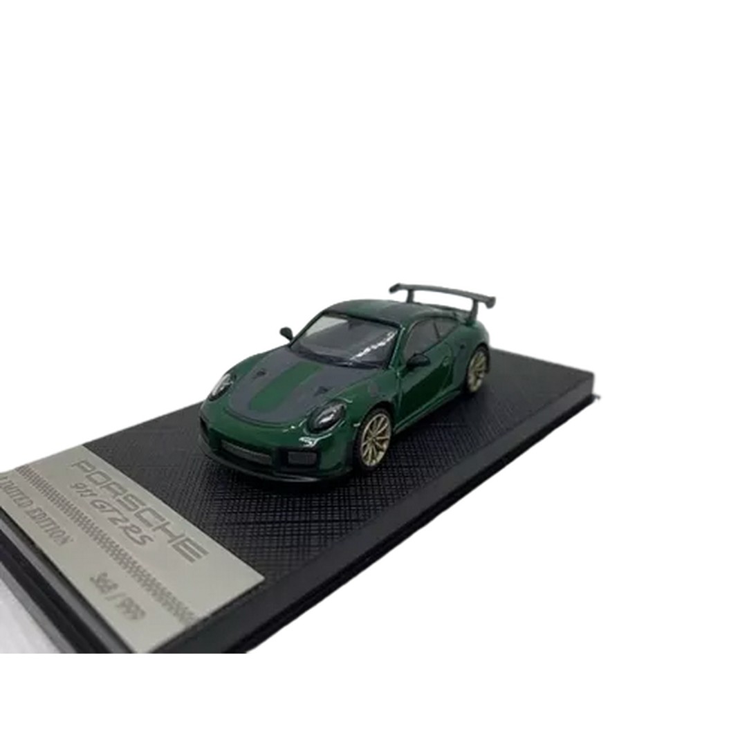 Miniatura Carro Porsche 911 Gt2 Rs Verde - 1/64 - AutoMOTIVO Store