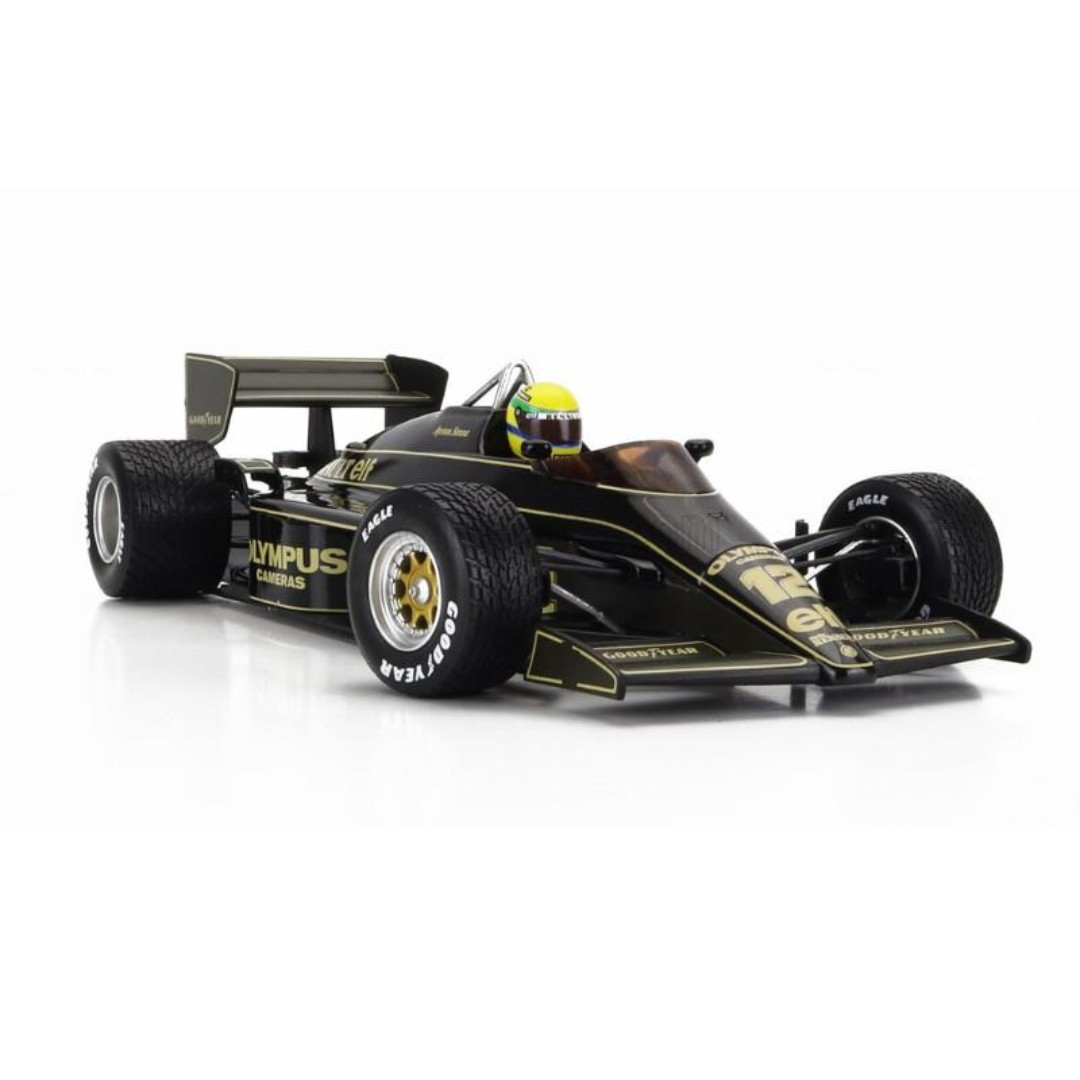 Miniatura Formula 1 Ayrton Senna - F1 Lotus Renault 97t 1985