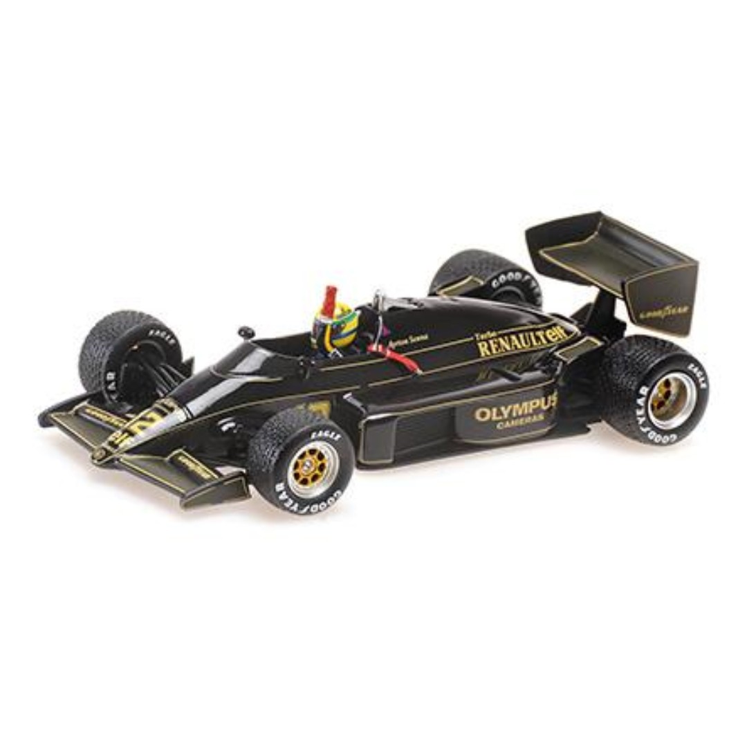 Miniatura Lotus Renault 97T – Ayrton Senna – GP Portugal 1985 1/43