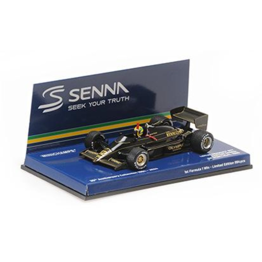 自動車 Lotus Renault 97T Ayrton Senna 1/43 Miniatura Lotus Renault 97T – Ayrton Senna – GP Portugal