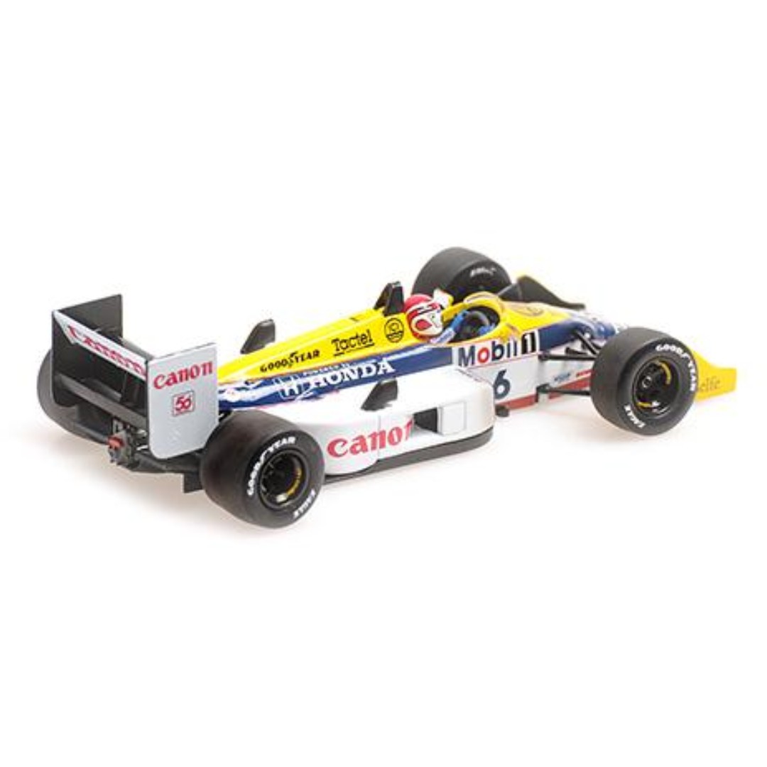 Miniatura Williams Honda FW11B – Nelson Piquet – World Champion