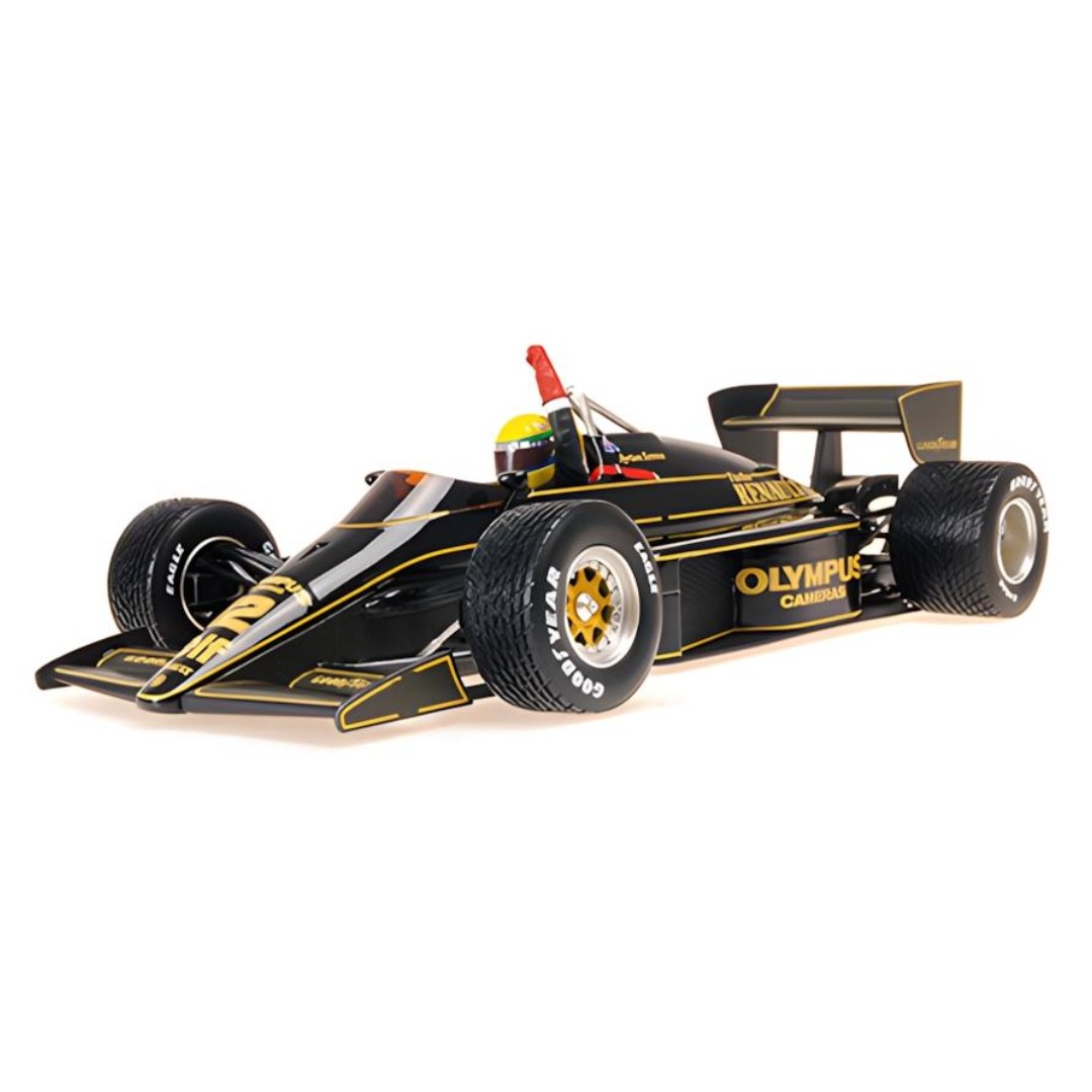 自動車 Lotus Renault 97T Ayrton Senna 1/43 Miniatura Lotus Renault 97T–Ayrton Senna–GP Portugal 1985 1/18-994