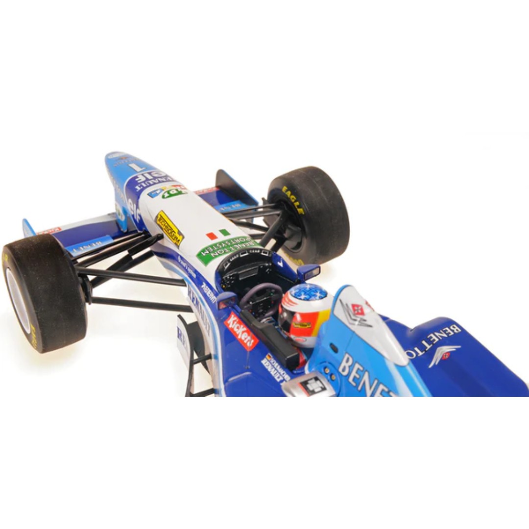 Miniatura Michael Schumacher Benetton Renault B195-Vencedor França