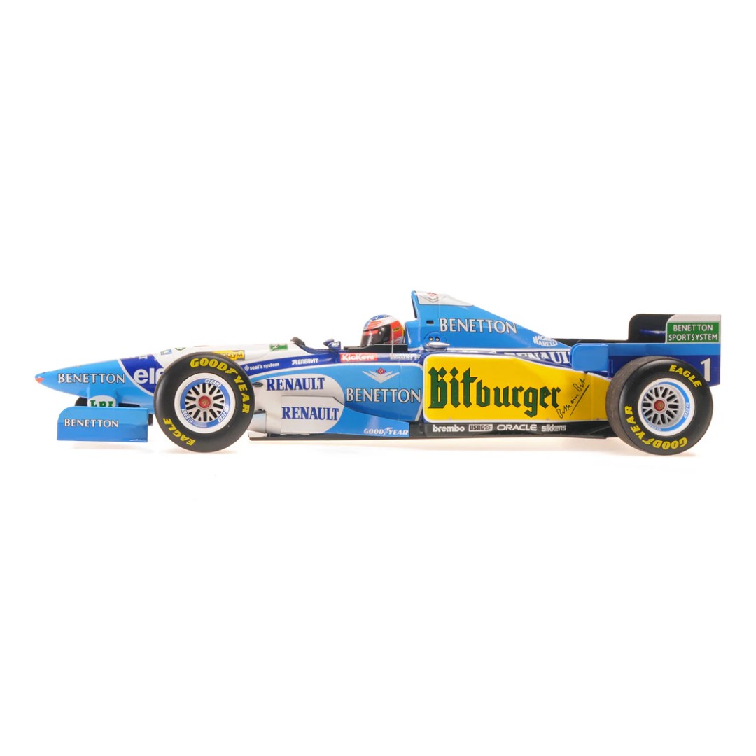 Miniatura Michael Schumacher Benetton Renault B195-Vencedor França