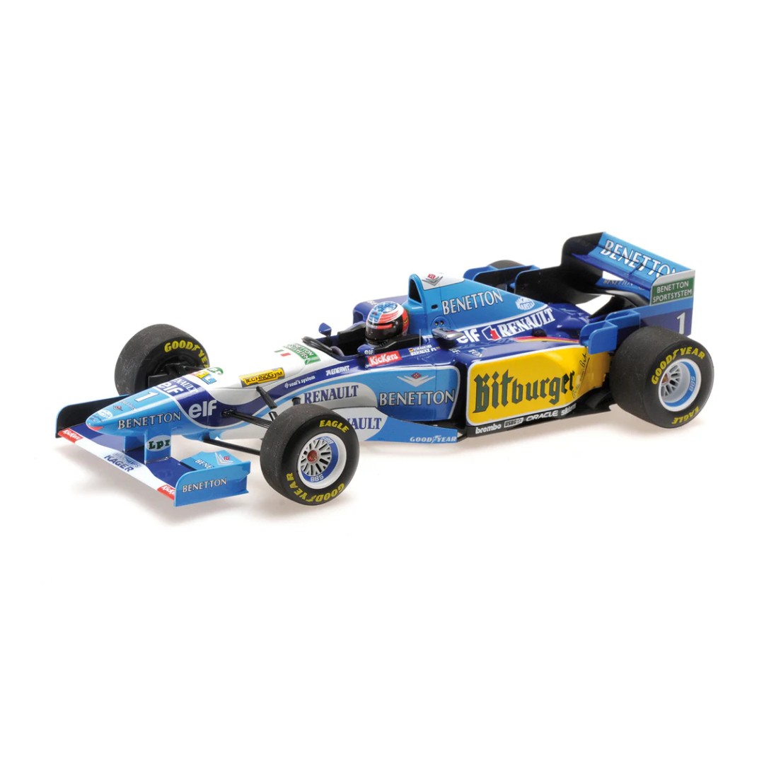 Miniatura Michael Schumacher Benetton Renault B195-Vencedor França