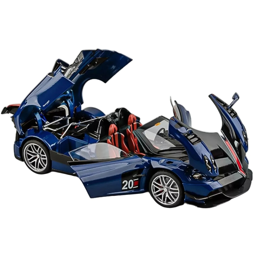 Miniatura Pagani Huayra roadster 1/18 com luz e som - AutoMOTIVO Store