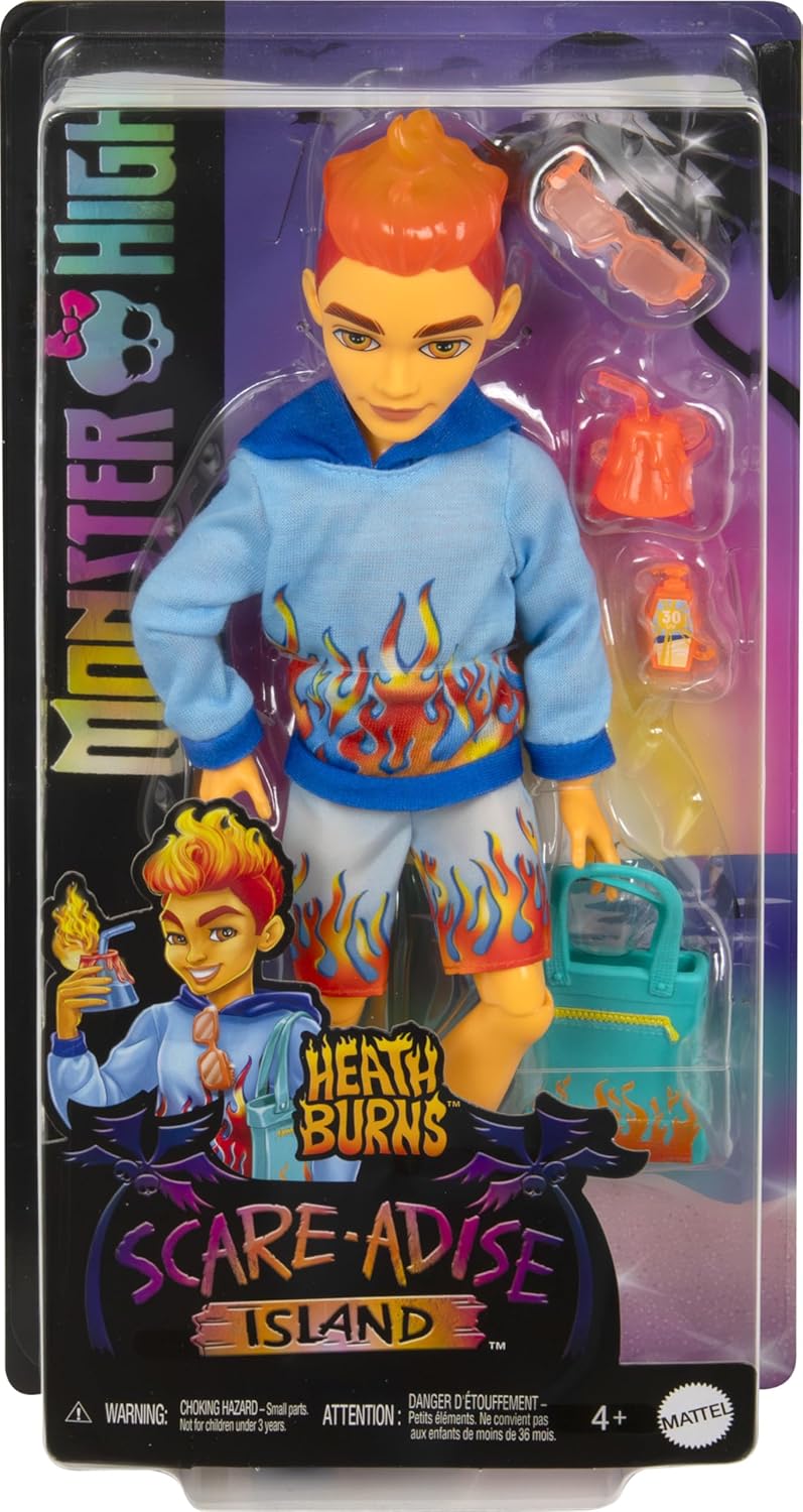 Boneca Heath Burns Monster High Scare-adise - AutoMOTIVO Store
