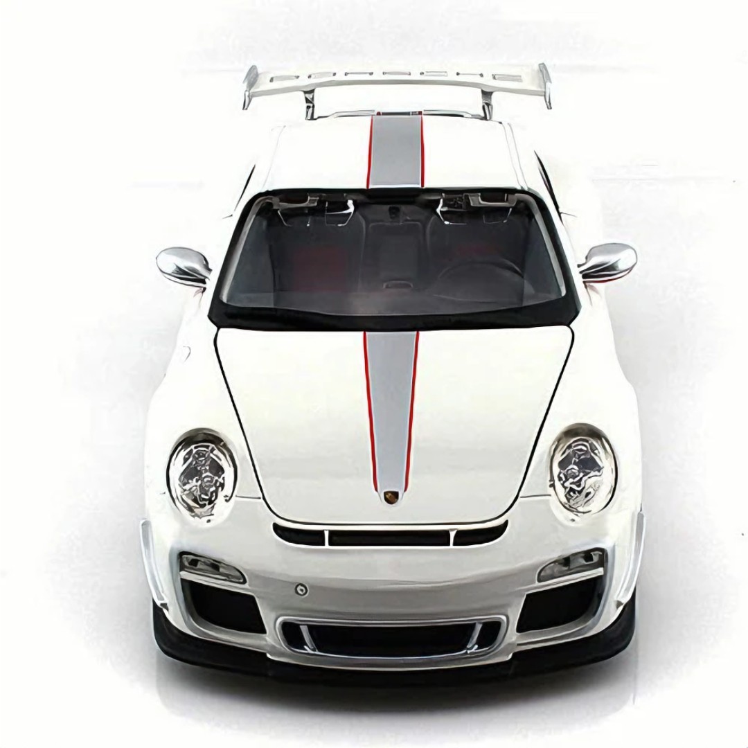 Miniatura Porsche 911 Gt 3 Rs 4.0 Branca Burago 1/18 - AutoMOTIVO