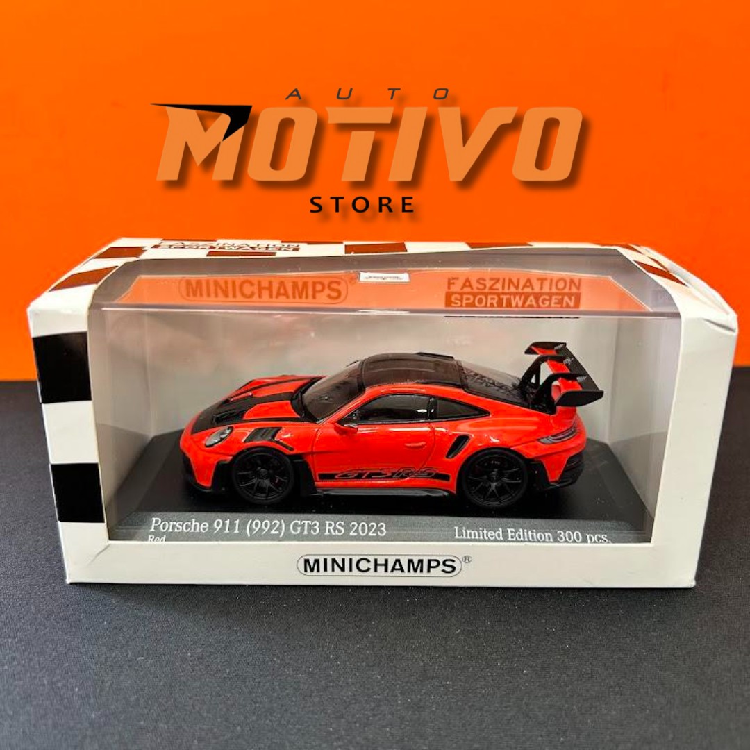 MIniatura carro Porsche 911 GT3 RS 2023 - 1/43 - AutoMOTIVO Store
