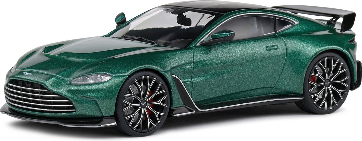 Miniatura carro Aston Martin Vantage V12 Verde 1/43 - AutoMOTIVO Store