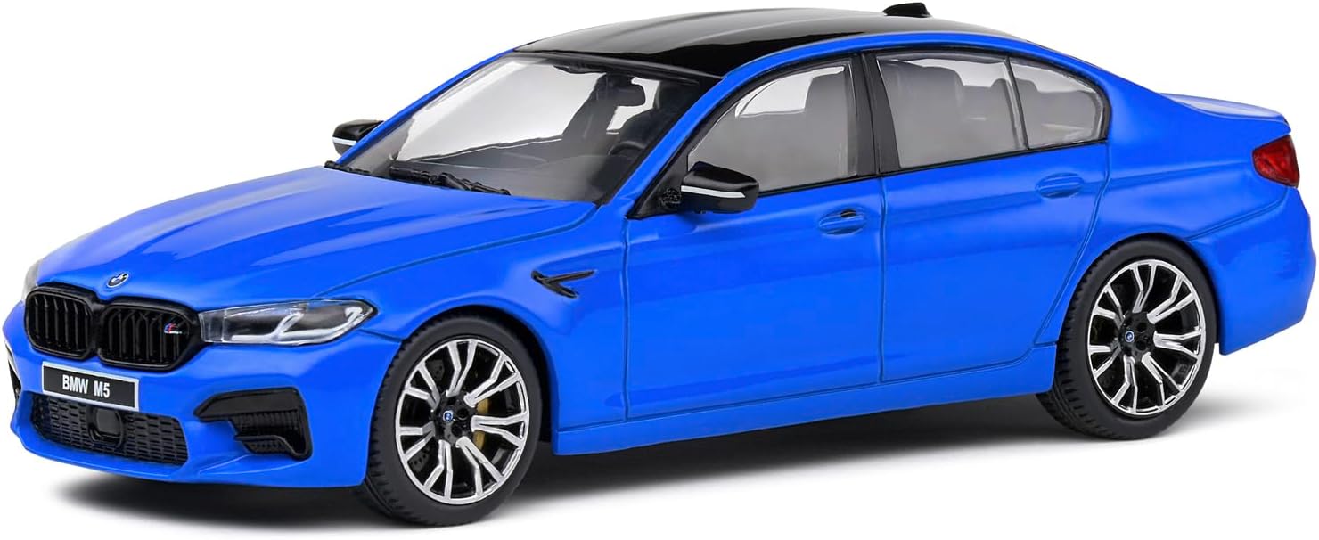 Miniatura carro BMW M5 F19 Competition Azul 2022 1/43 - AutoMOTIVO