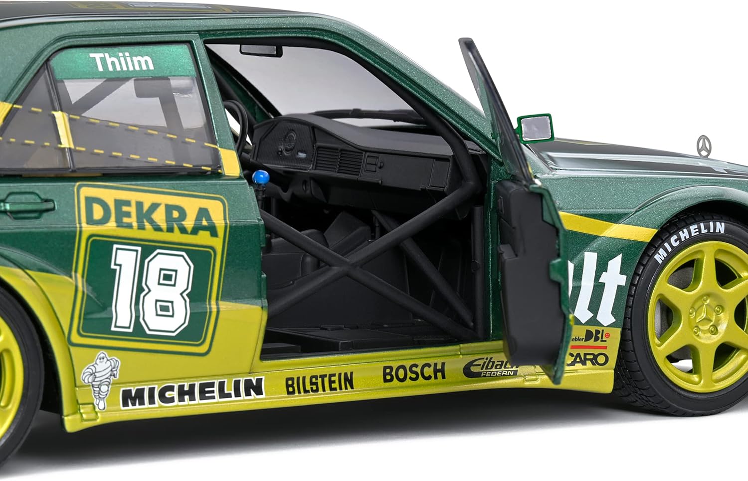 Miniatura carro Mercedes 190 Evo II DTM 1992 1/18 - AutoMOTIVO Store