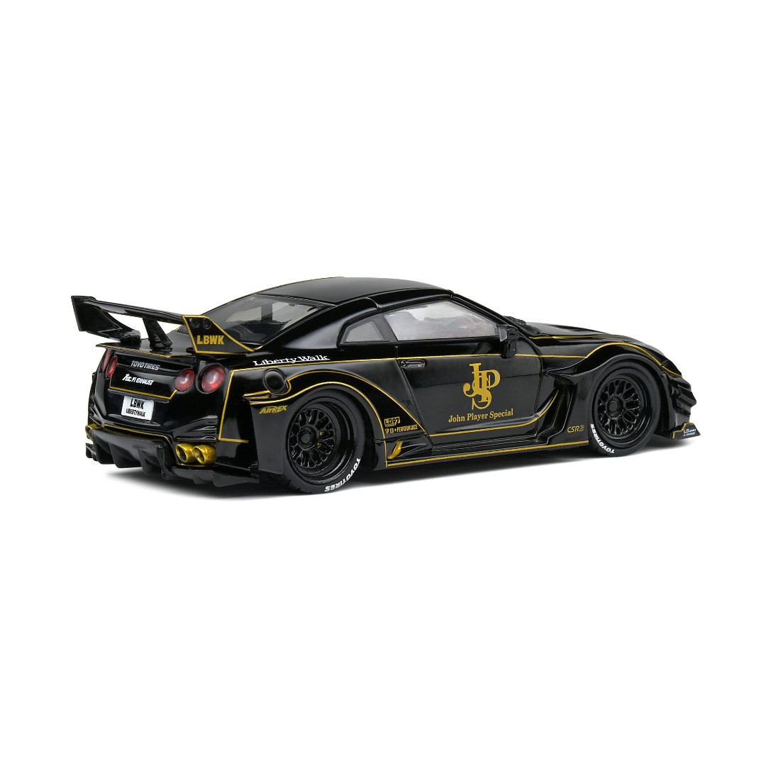 Miniatura Carro Nissan GT-R (R35) LibertWalk JPS 1/43 - AutoMOTIVO