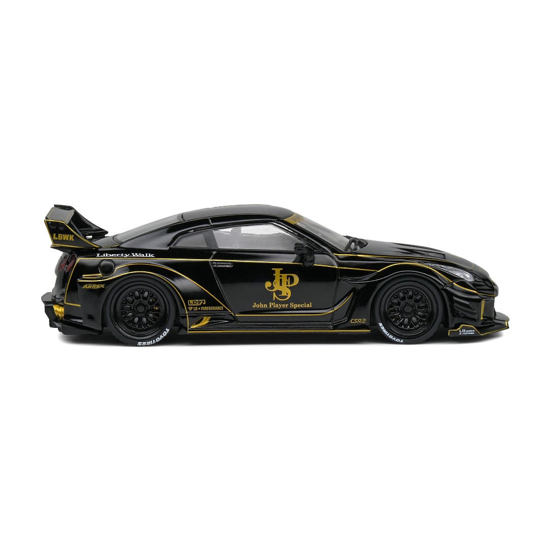 Miniatura Carro Nissan GT-R (R35) LibertWalk JPS 1/43 - AutoMOTIVO