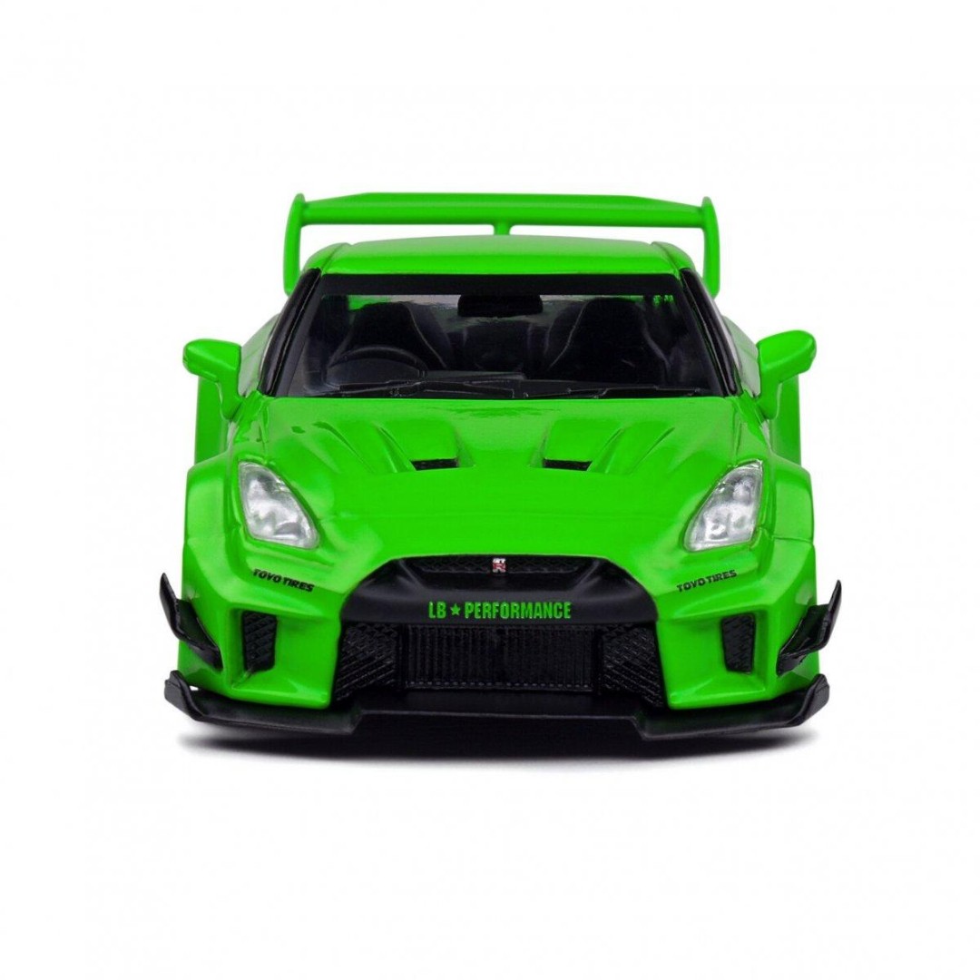 Miniatura carro Nissan GTR-R (R35) Verde 1/43 - AutoMOTIVO Store