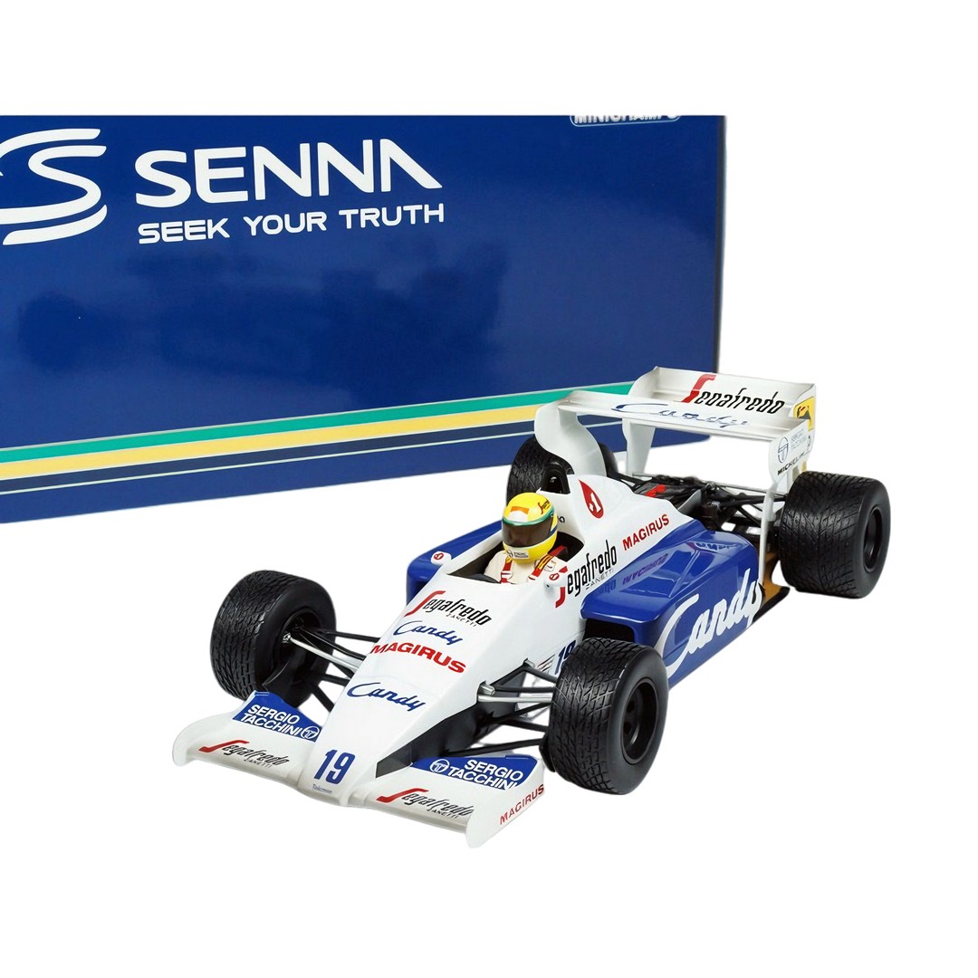 Miniatura F1 Senna Toleman 1984 - Gp Monaco 1/18 Tg184