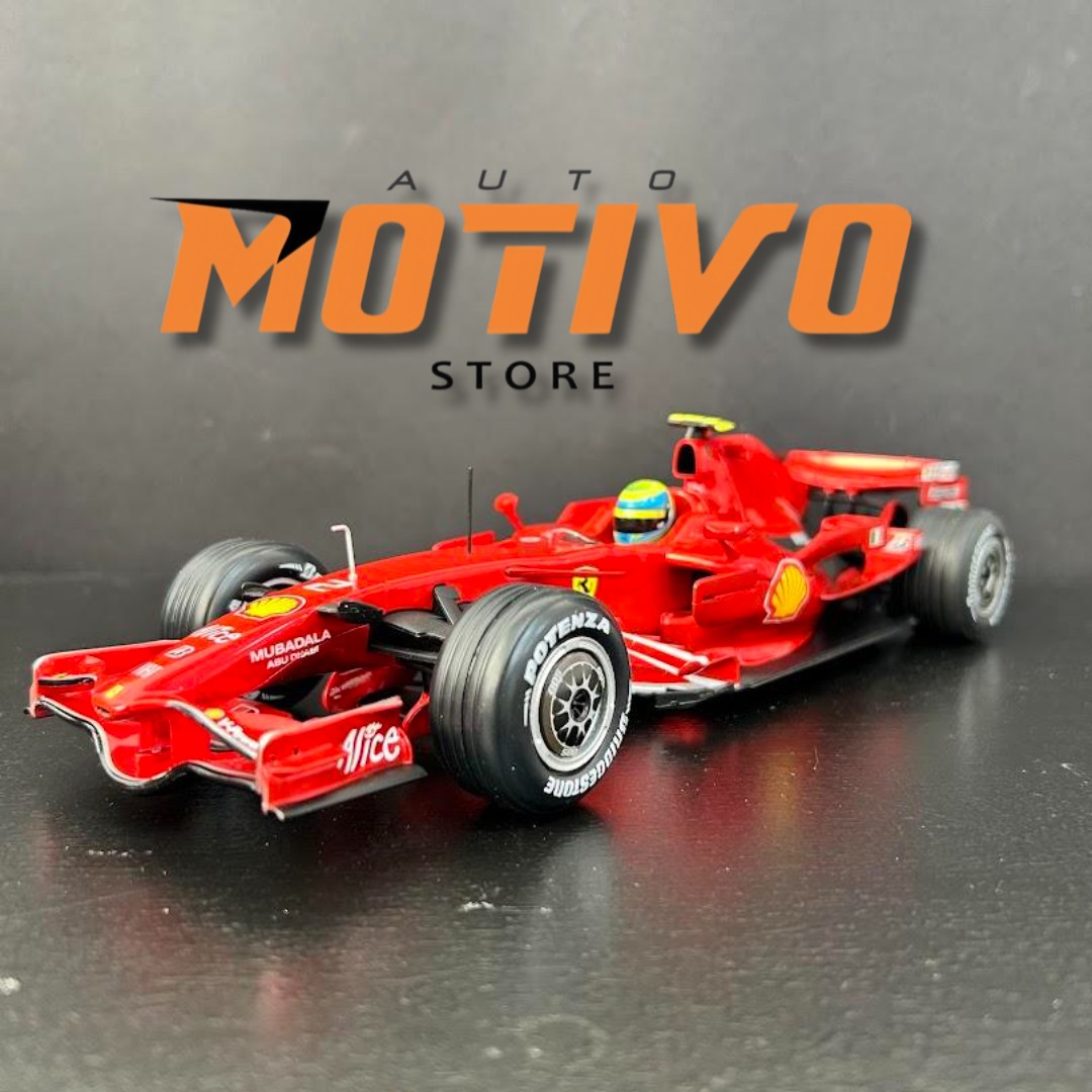 Miniatura Formula 1 Ferrari F2008 Felipe Massa 1/18 - AutoMOTIVO Store