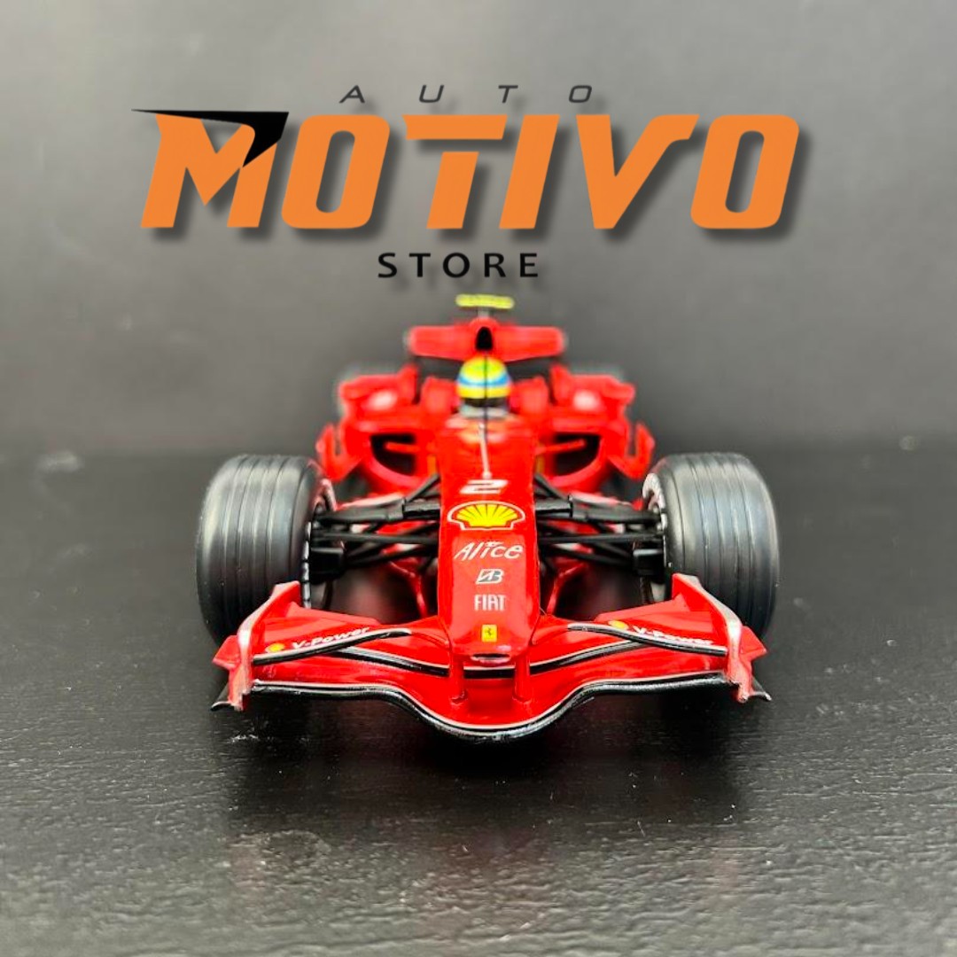 Miniatura Formula 1 Ferrari F2008 Felipe Massa 1/18 - AutoMOTIVO Store