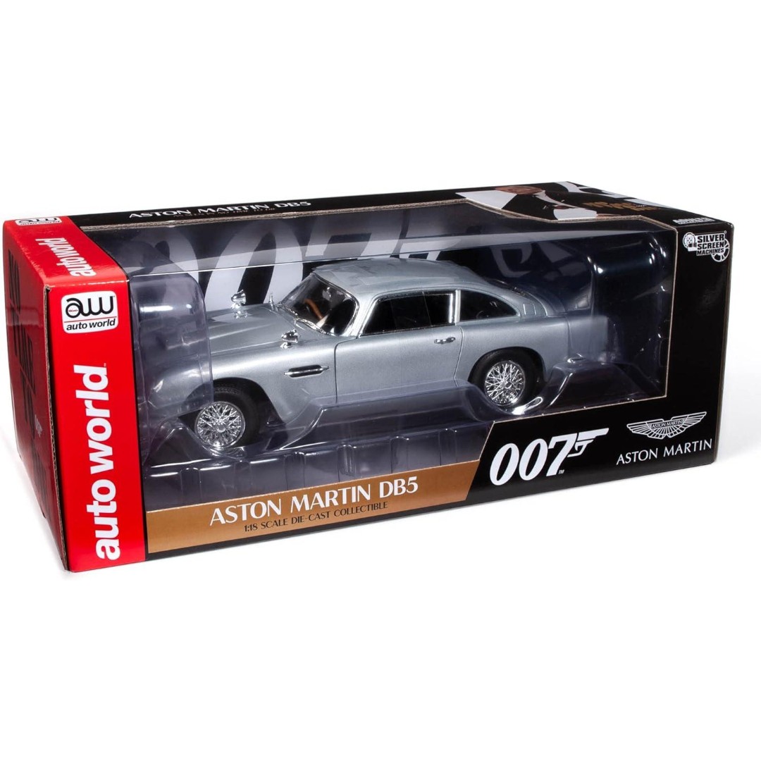 Miniatura carro Aston Martin DB5 1965- James Bond 007 1/18